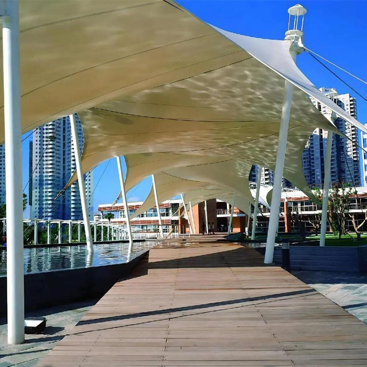 白河县膜结构景观棚