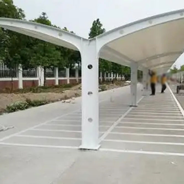 白河县膜结构电动车棚