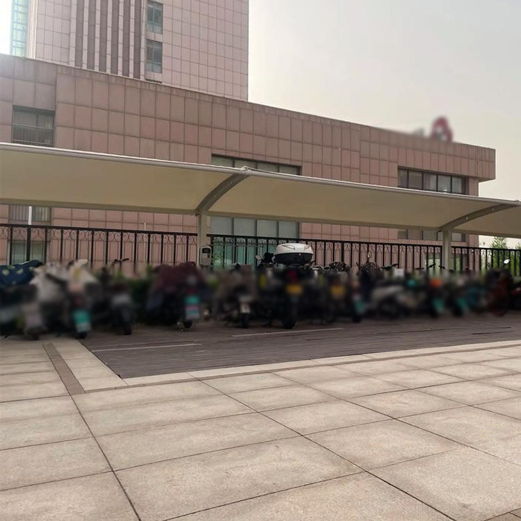 白河县膜结构电动车棚