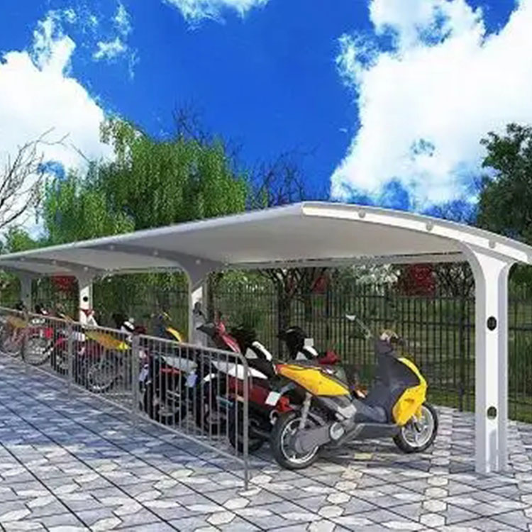 白河县膜结构电动车棚